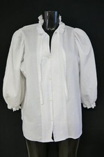 Gr.44 Trachtenbluse weiß