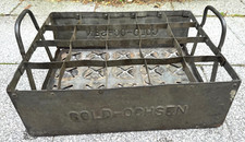 Bierkasten Bierkiste Blech Metall Metallkiste Gold - Ochsen ALT Sammlerstück