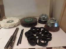 Topfbürsten Lessmannl Messing Stahl 0,50mm  M14  Polieren 65-100 mm Konvolut