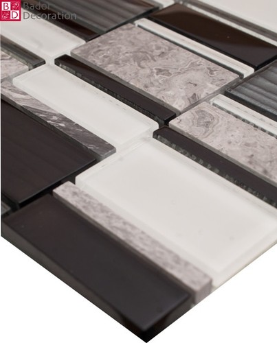 Glasmosaik marmorierte mosaik - glasmosaik,