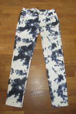 Jeans im Batik-Look dehnbar