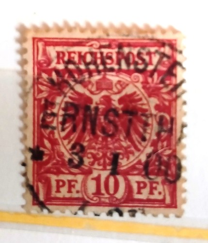 Briefmarke reichspost - briefmarke,