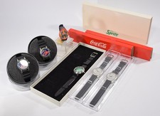 6x vintage COCA-COLA ARMBANDUHREN Coke Sprite Werbung Reklame unbenutzt NOS