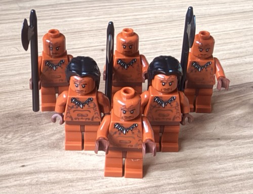 Lego minifigur indiana - 6x,