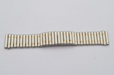 BREITLING ROULEAUX STAHL/GOLD ARMABND 20MM BULLET BRACELET VINTAGE RAR