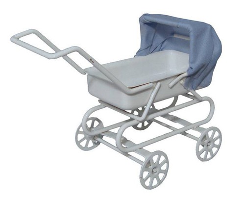 Tumdee puppenwagen weiß blau - tumdee,