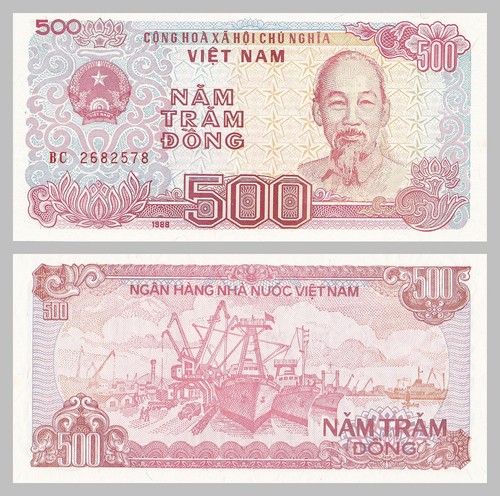 Vietnam 500 dong 1988 - vietnam, p101a