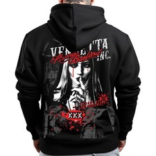 Vendetta Inc. Herren Hoodie Kapuzensweater Kapuze Bastard schwarz XL Retoure