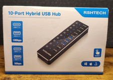 RSHTECH 10 Port USB Hub