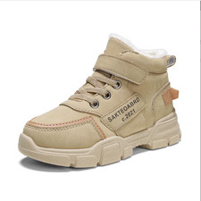 Kinder Junge Schneestiefel Schuhe Winter Warme Schuhe Stiefel Gefüttert Schuhe