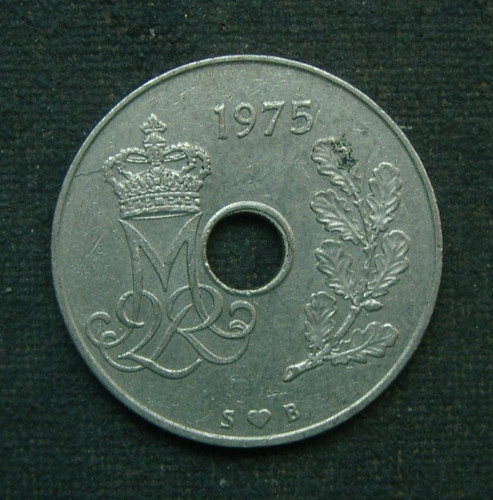 Dänemark öre 1975 - 25,