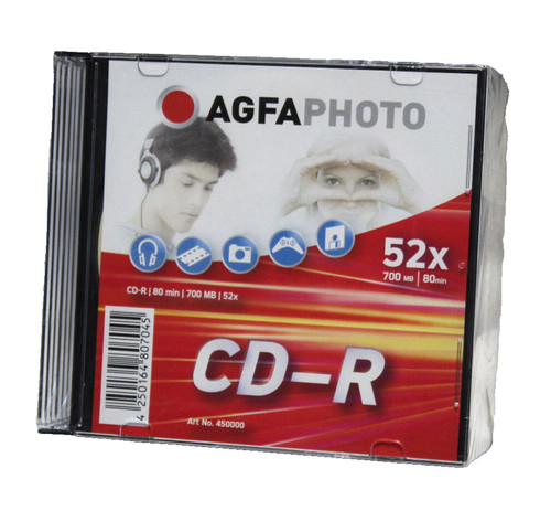 Agfa 700mb 80min - 10, cd-r