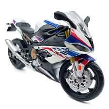 1/12 BMW S1000RR Motorrad Modell Die Cast Spielzeug fur Kinder Jungen Weiß