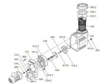 Spritzring für Speck BADU Prime 7, Prime 11, Prime 13 Poolpumpe Ersatzteil Pool