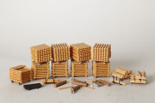 H0   Kleinmaterial Ladung  8 große und 3 kleinere Holzpaletten  (3331-60) 