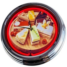 N-0472 Wanduhr "Kuchen" Deko