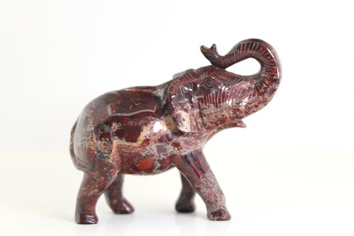 Halbedelstein elefant figur - elefant,