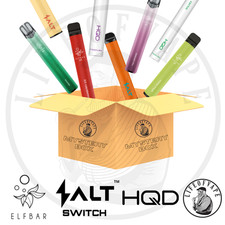 VAPE-BOX E-Zigarette E-Shisha 5/10er Mix mit 0/20mg Nikotin I Elfbar HQD Salt