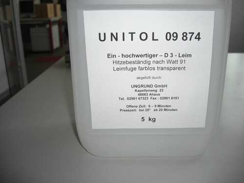 Schnellbinder leim unitol - 5, kg