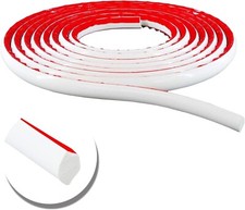 4.9 Meter Neatiease Flexible Viertelstab, Zierleisten Sparpaket, selbstklebend