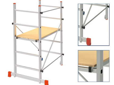 Aluminium ländergerüst step - aluminium,