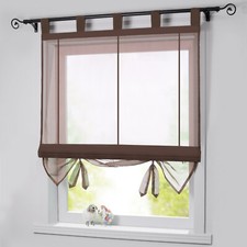 Voile Raffrollo mit Schlaufen