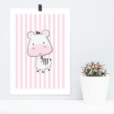 JUNIWORDS Poster "Zebra Rosa"
