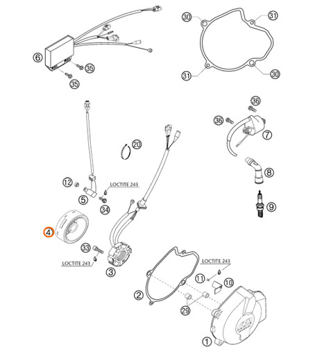 Rotor 4k3a racing 2000 - 4k3a,