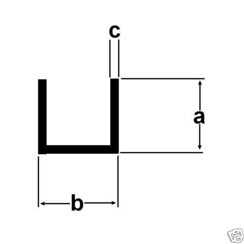 Alu profil 80x80x80x4mm - u-profil,