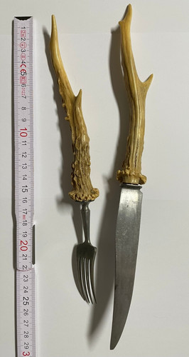 Besteck gabel messer mit - 1x,