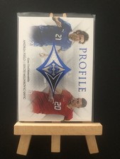 Futera Unique Dual Patch Andrea Pirlo Sergej Milinkovic-Savic /10 Game Used Blue
