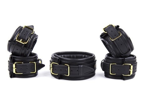 Bdsm bondage set leder - bdsm,