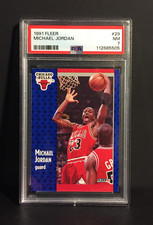 1991 | Fleer | Michael Jordan | PSA 7 Near Mint | #29 | Chicago Bulls