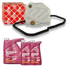 FEBI Hydraulikfilter + 6L Automatik Getriebeöl Mercedes C-Klasse 190 E-Klasse