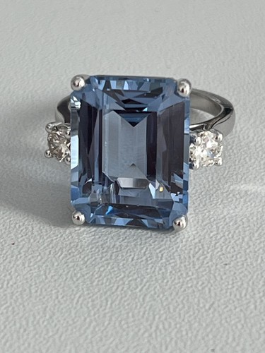 7794 ring graugold blautopas - ring,