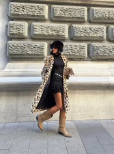 Damenmantel Leopardenmuster I