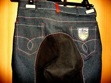  HKM Pro Team Reithose Jeans mit Vollbesatz Jeansreithose Gr.34 ungetragen