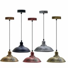 Retro Deckenlampe Pendelleuchte Vintage Industrie Hängelampe E27 Metall Lampe