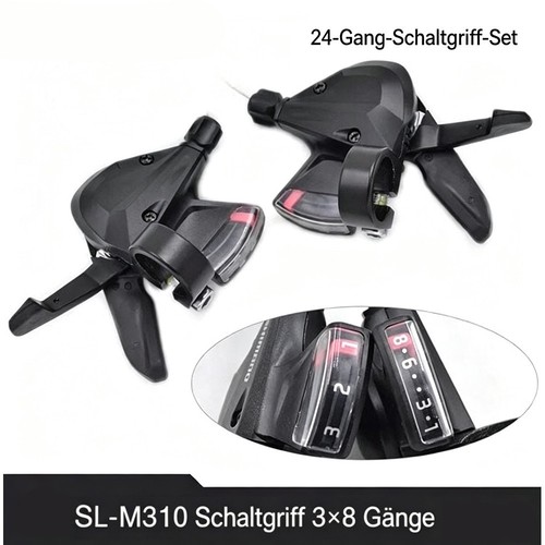 2tlg fahrrad schalthebel 3x8 - 2tlg,