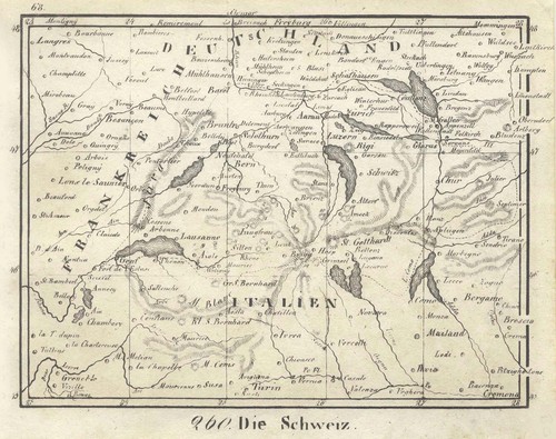 Schweiz original lithografie - schweiz,