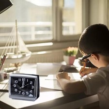 Wecker Quarz analog leise ohne