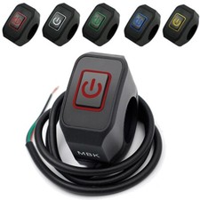 Universal Motorrad Lenker Scheinwerfer Lichtschalter Ein/Aus Schalter 22mm NEU