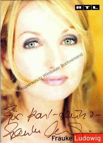 Original autogramm frauke - original,