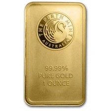 Perth Mint Swan Black Edition Replica – 1 oz Gold Bar (24K Plated)