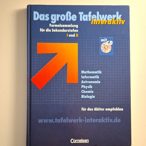 Cornelsen das große tafelwerk - cornelsen,