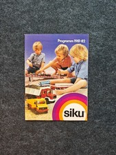SIKU Katalog 1981-82 Prospekt Broschüre Sammler Spielzeug Modellbau