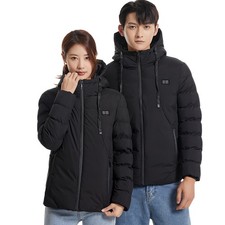 Beheizte Jacke mit USB-Anschluss | Wärmender Heizmantel für Damen Herren