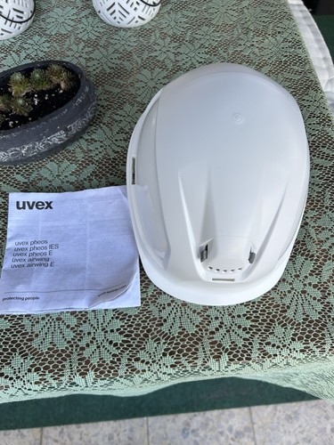Bauhelm uvex weiß - uvex,