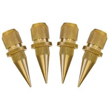 Dynavox Lautsprecher Spikes zum Einbau Messing M8 Gewinde HiFi Absorber Füße