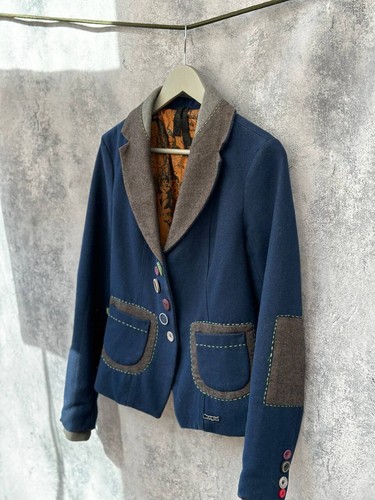 Desigual patchwork woll - patchwork, blazer